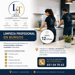 L&T Equipo – Limpieza en Burgos