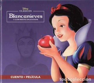 Libro + Pelicula infantil Disney Blanca Nieves