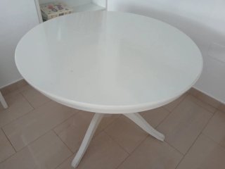 Mesa extensible Rosentord Ikea blanca pto mazarron