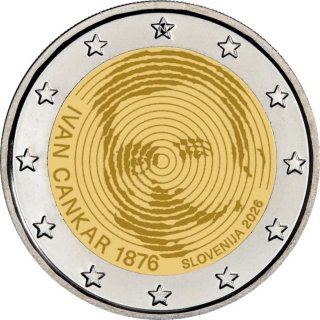 Moneta 2 euro Slovenia 2026. NON IN CIRCOLAZIONE.