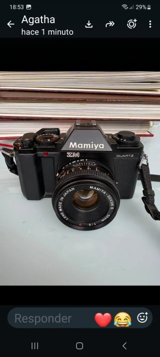 Cámara Mamiya ZM Quartz Negra