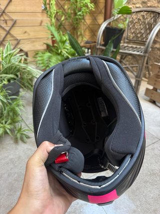 Casco Integral MT Targo Doppler Negro/Rosa