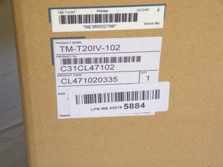 Impresora Tickets Epson TM-T20IV Nueva en Caja