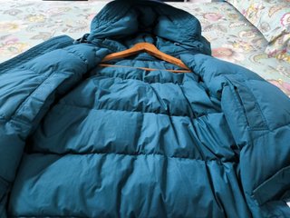 Anorak reversible talla 50 (M) azul/verde
