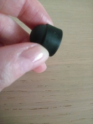 8 Tapones Embellecedores Negros
