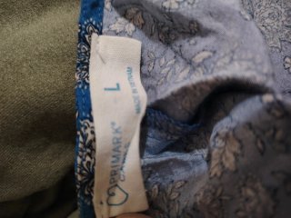 Vestido azul floral