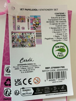 Set cancelleria Hello Kitty