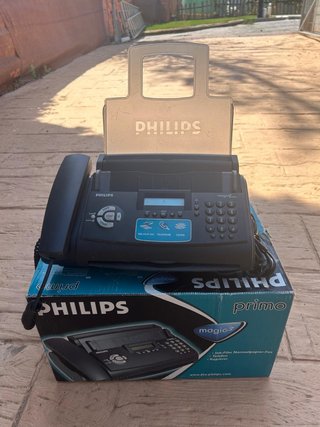 Teléfono Fax Philips Negro