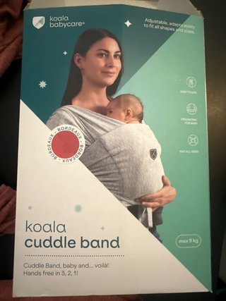 Mochila portabebés Koala Cuddle Band Bordeaux