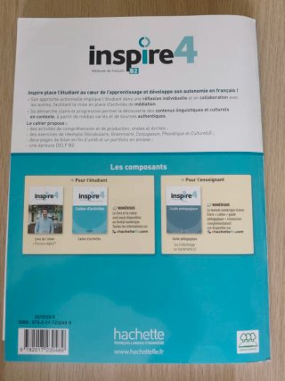 Inspire 4 B2 Livre de l'élève + cahier d'activités