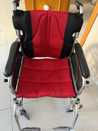 Silla de ruedas plegable aluminio 48cm