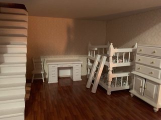 Casa de muñecas de madera