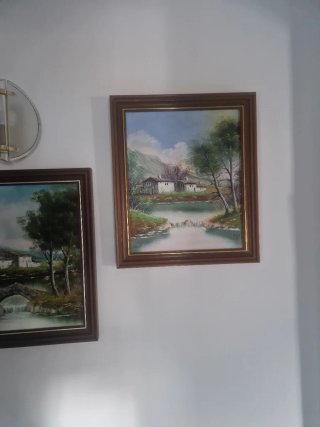 Lote 3 Cuadros Pintura Paisaje