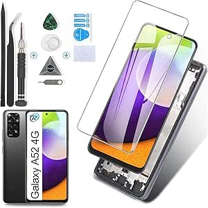 Schermo Samsung Galaxy A52 4G A525F con cornice