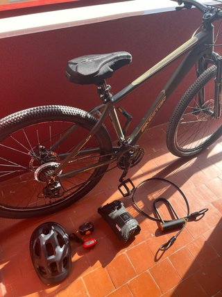 Bicicleta Montaña Bikestar MTB + Accesorios