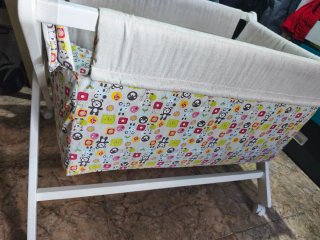 Mini Cuna con Ruedas