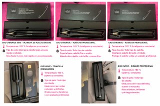 Lote GHD: Planchas y Rizador Profesional