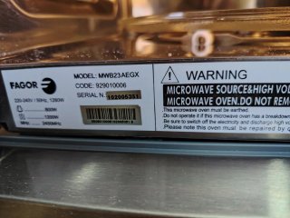 Microondas Fagor MWB23AEGX