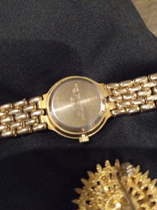 Reloj Citezen Chapado Oro 18k + Broche Vintage
