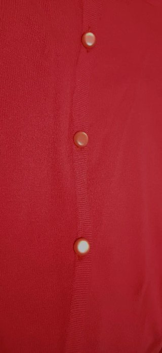 Jersey fino rojo botones