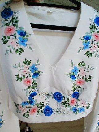 Blusa Shein donna manica lunga floreale