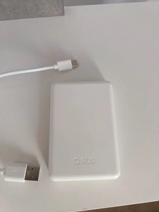 Power Bank SBS 5000 mAh Wireless + Cavo
