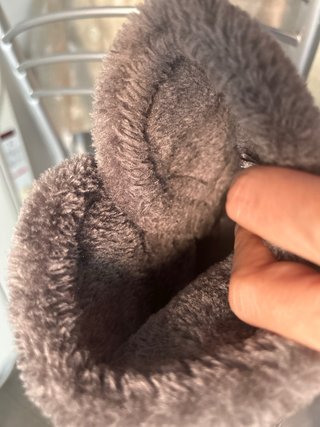 Botas de invierno forradas con botón