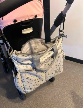 Carro Bugaboo Bee 5 Rosa y Gris