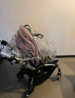 Carro Bugaboo Bee 5 Rosa y Gris