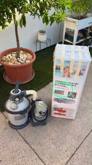 Piscina Intex desmontable con depuradora