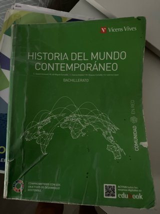Historia del mundo contemporáneo 1 Bachillerato
