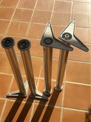 4 Patas Mesa o Escritorio de Metal