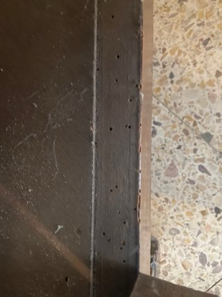 Mueble esquinero rústico de madera
