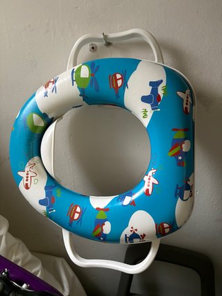 Reductor WC Niños Aviones Azul