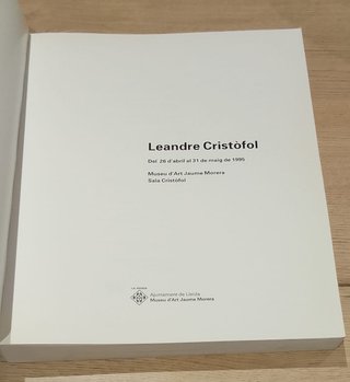 LIBRO LEANDRE CRISTÒFOL