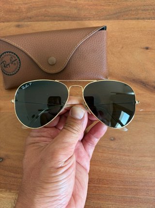 Gafas de sol Ray-Ban Aviator Doradas Negras