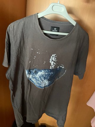 Camiseta Silver Astronauta Talla XL