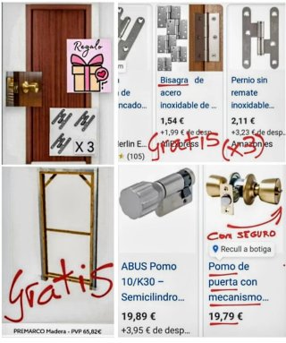 Puerta Interior Completa - Azulejos - etc