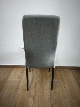 6 Sillas de comedor grises YURI