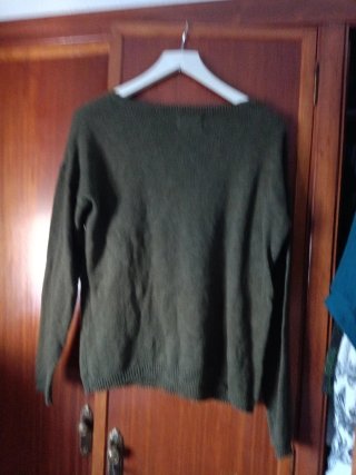 2 jerséis mujer verde y azul