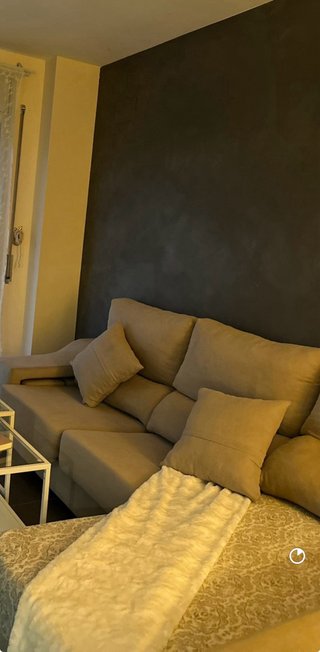 Sofá modular beige tela