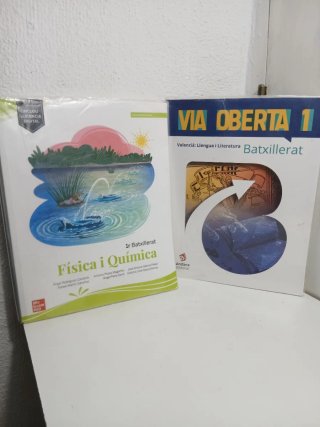 Lote libros de bachillerato física y química + Val