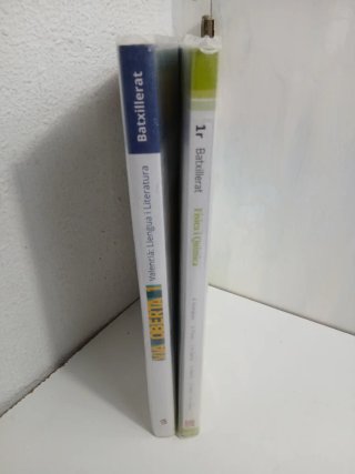 Lote libros de bachillerato física y química + Val