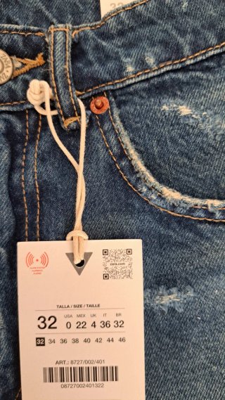 Zara Shorts Vaqueros Tiro Alto Curved