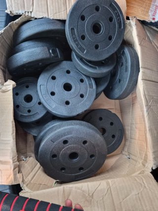 Set Mancuernas 20kg + Barra Extensión