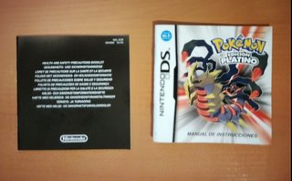 Pokemon Platino Edizione + Manuali Spagnolo