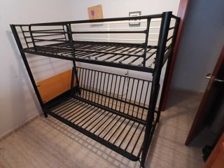 Litera con sofá cama convertible