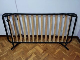 Somier nido LOGURE madera y metal