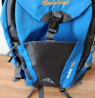 Mochila 40L impermeable azul