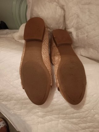 Manoletinas Ecco charol T37 beige